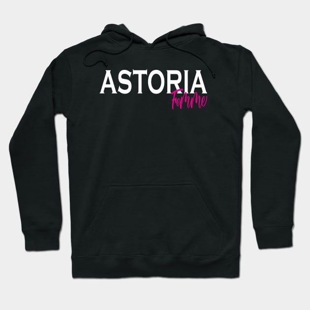 Astoria Femme New York Raised Me Hoodie by ProjectX23Red